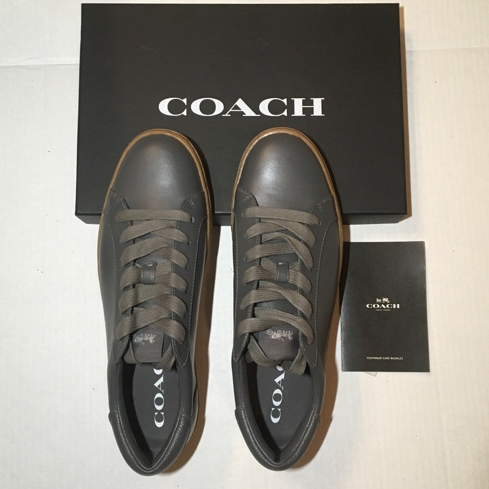 Coach Low Top Leather Sneakers